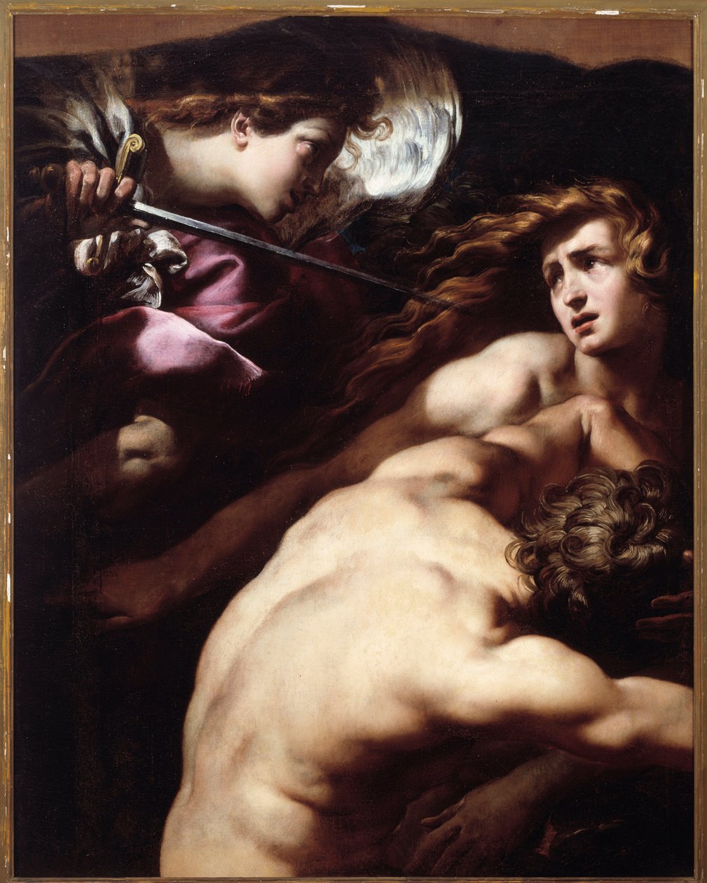 आदम और हव्वा (कैनवास पर तेल द्वारा Giulio Cesare Procaccini