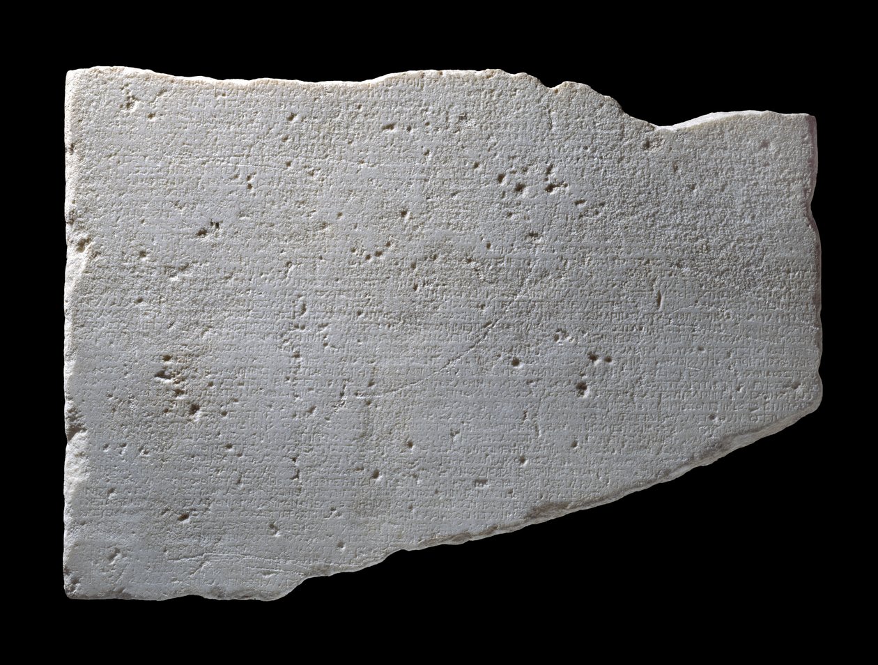 पैरियन मार्बल से खंड, c.264 ईसा पूर्व (संगमरमर) द्वारा यूनानी