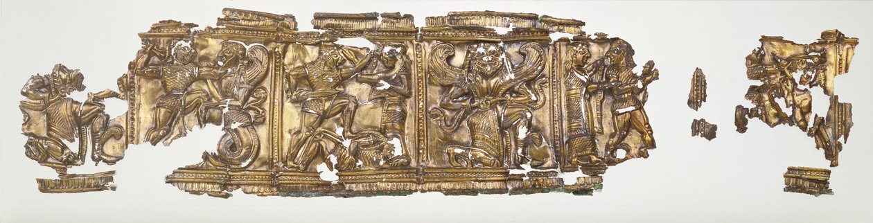 राहत टुकड़ा, c.540-30 ईसा पूर्व (सोने और सोने) द्वारा यूनानी