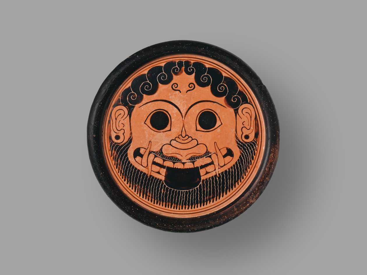 टेराकोटा स्टैंड, c.570 ईसा पूर्व (टेराकोटा) द्वारा यूनानी