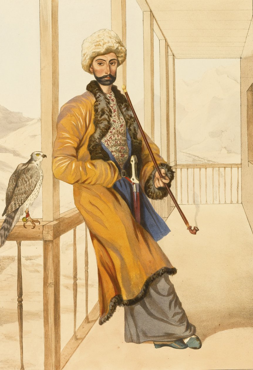 कोकेशियान पारंपरिक पोशाक, 1840 के दशक द्वारा ग्रिगोरी ग्रिगोरेविच गगारिन