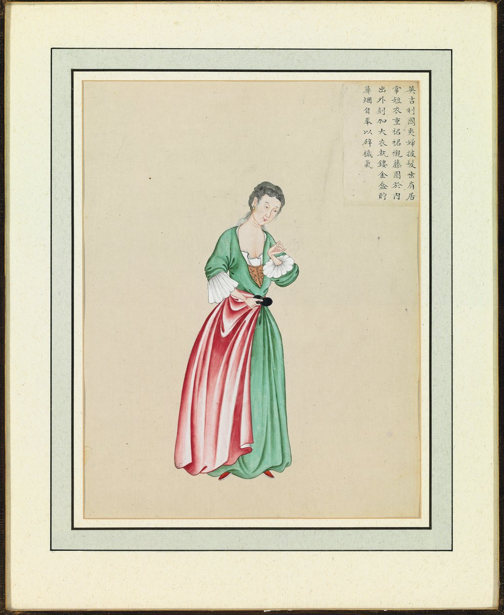 एक विदेशी का पोर्ट्रेट, c.1765 द्वारा गुआनपेंग बात