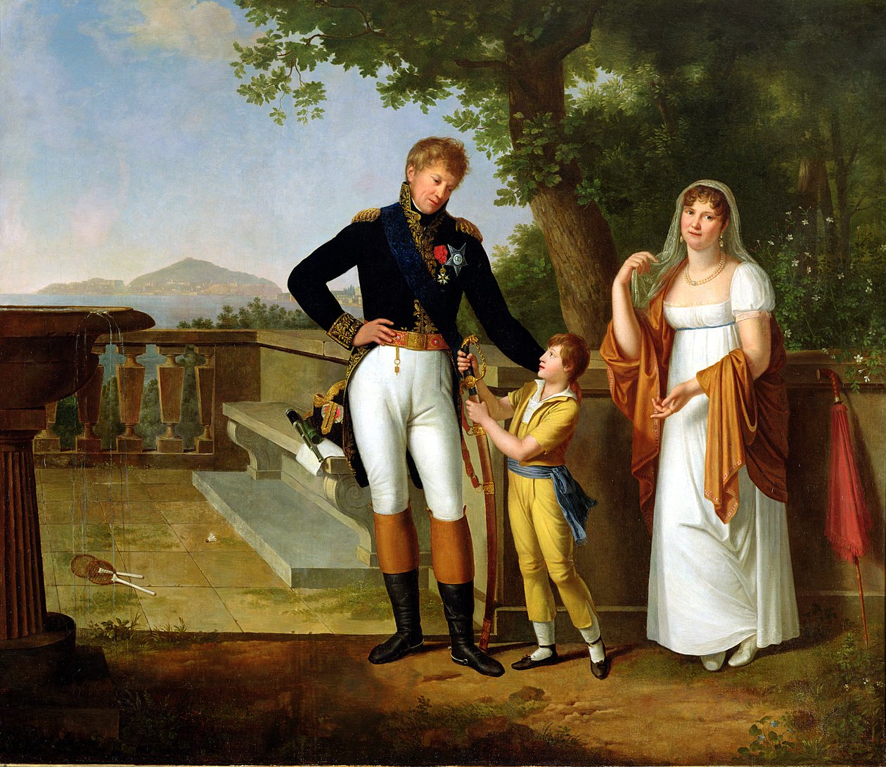 जनरल रोसेटी (1776-1840) नेपल्स और उसके परिवार के कमांडेंट, c.1813 द्वारा गिलाउम डेस्कम्प्स