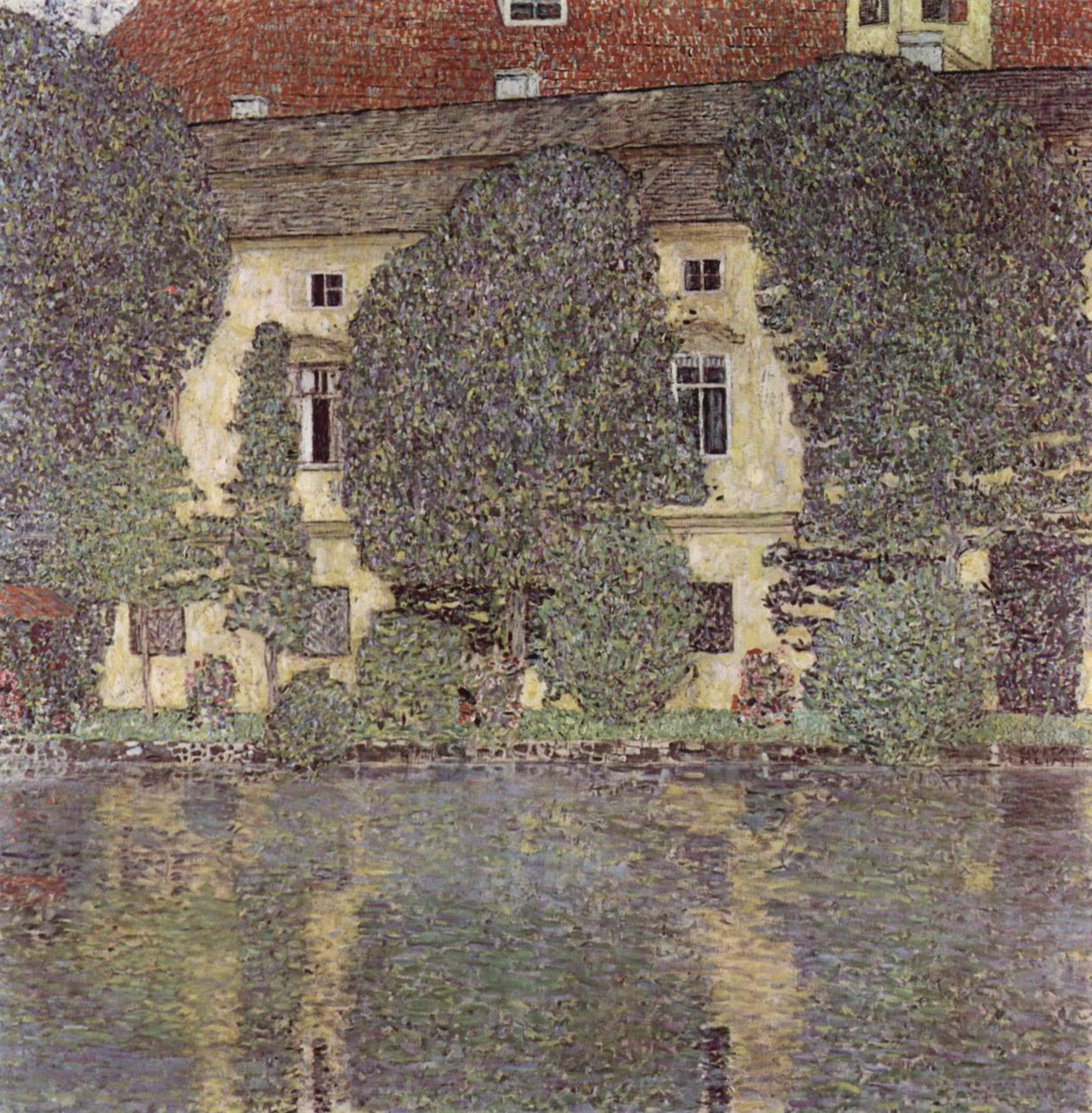 Attersee में कैसल चैंबर द्वारा गुस्ताव क्लिम्ट