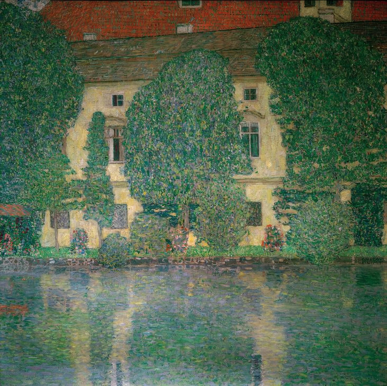 Attersee III में कैसल चैंबर द्वारा गुस्ताव क्लिम्ट