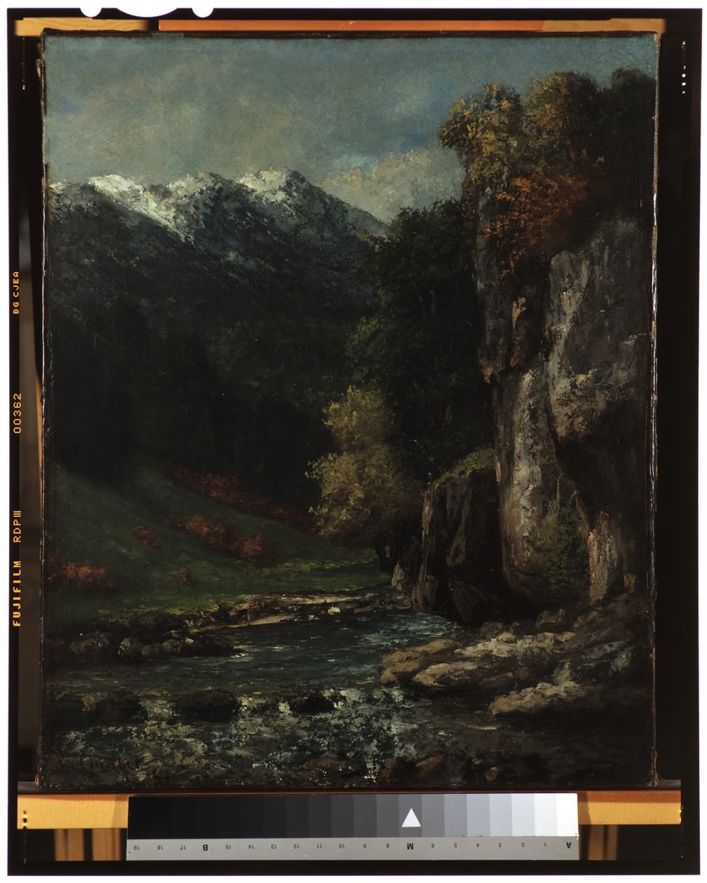 लैंडस्केप, c.1874-77 द्वारा गस्टवे कौरबेट