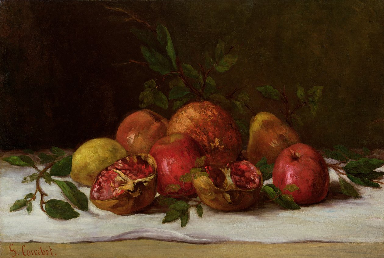 स्टिल लाइफ, c.1871-72 द्वारा गस्टवे कौरबेट