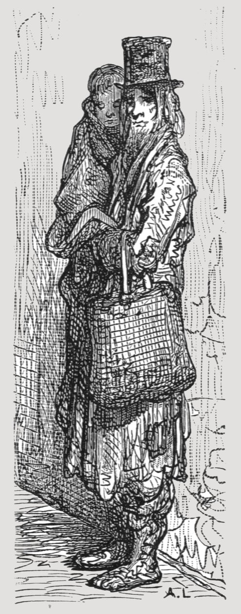 ब्रोकन डाउन, 1872। द्वारा गुस्ताव डोर