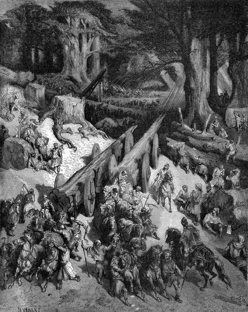 यरूशलेम के मंदिर का निर्माण द्वारा गुस्ताव डोर