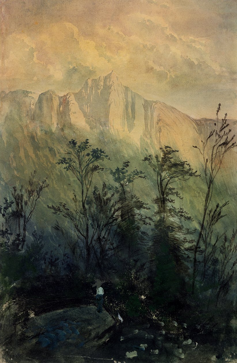 वोसगेस में लैंडस्केप, c.1883 द्वारा गुस्ताव डोर