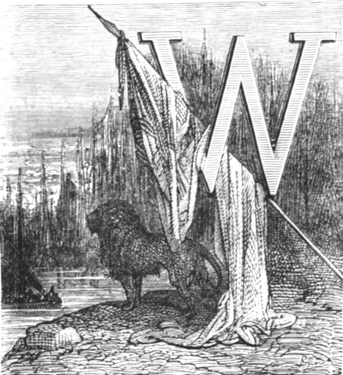 द ब्रिटिश लायन, 1872। द्वारा गुस्ताव डोर