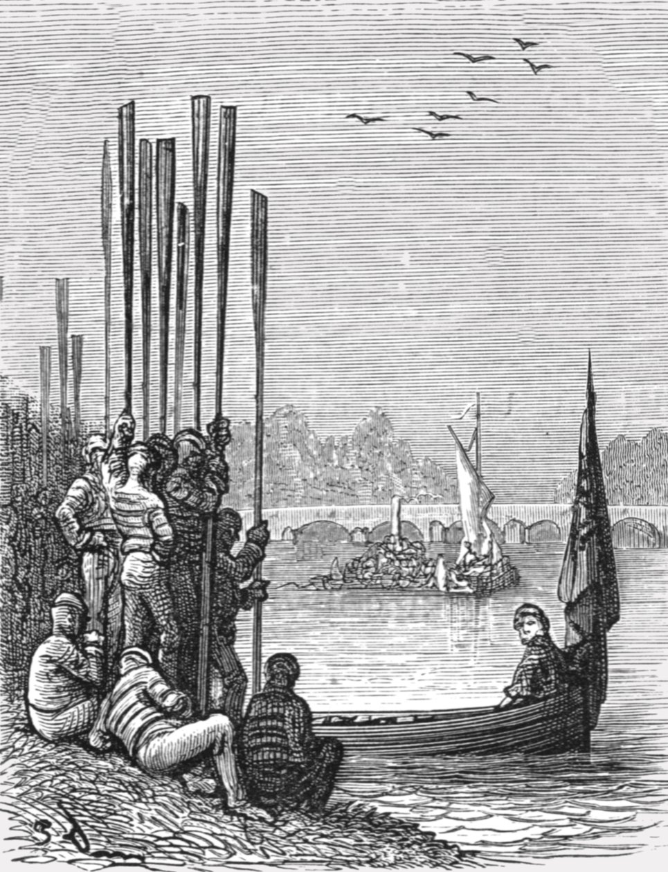 द क्रू, 1872। द्वारा गुस्ताव डोर