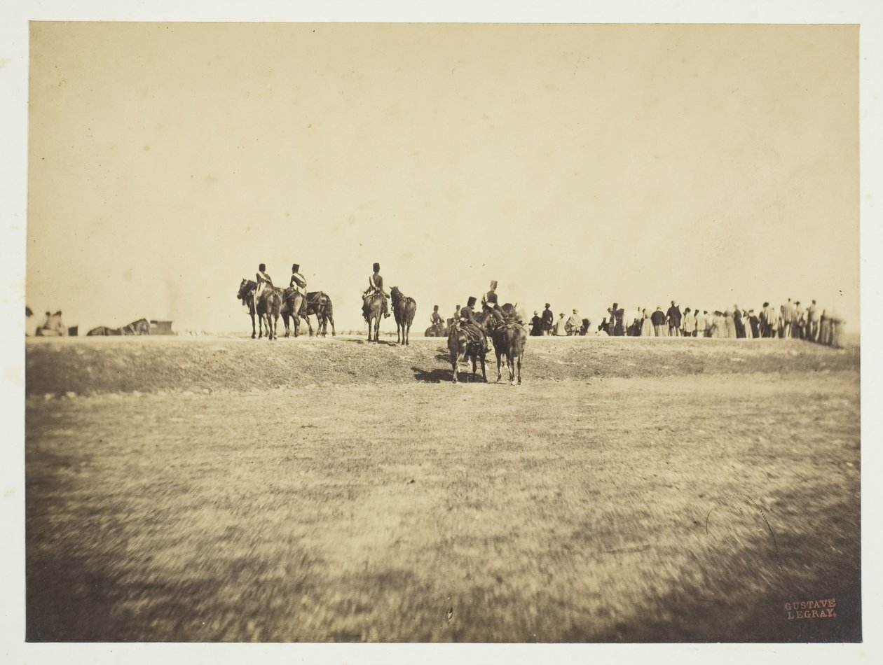 शीर्षकहीन [घुड़सवार सेना], 1857। द्वारा गुस्ताव लेग्रे