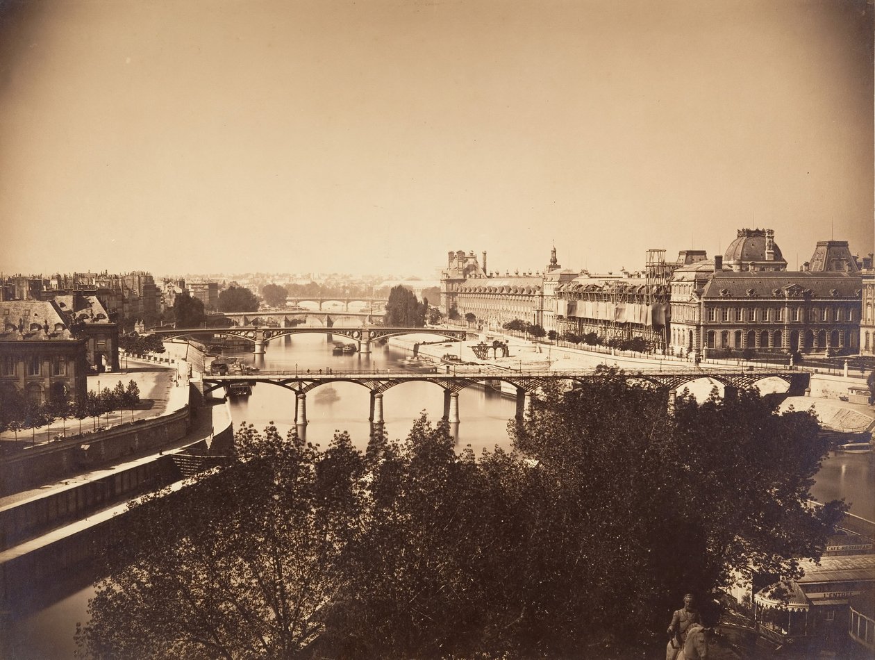 [सीन का दृश्य, पेरिस], 1857। द्वारा गुस्ताव लेग्रे