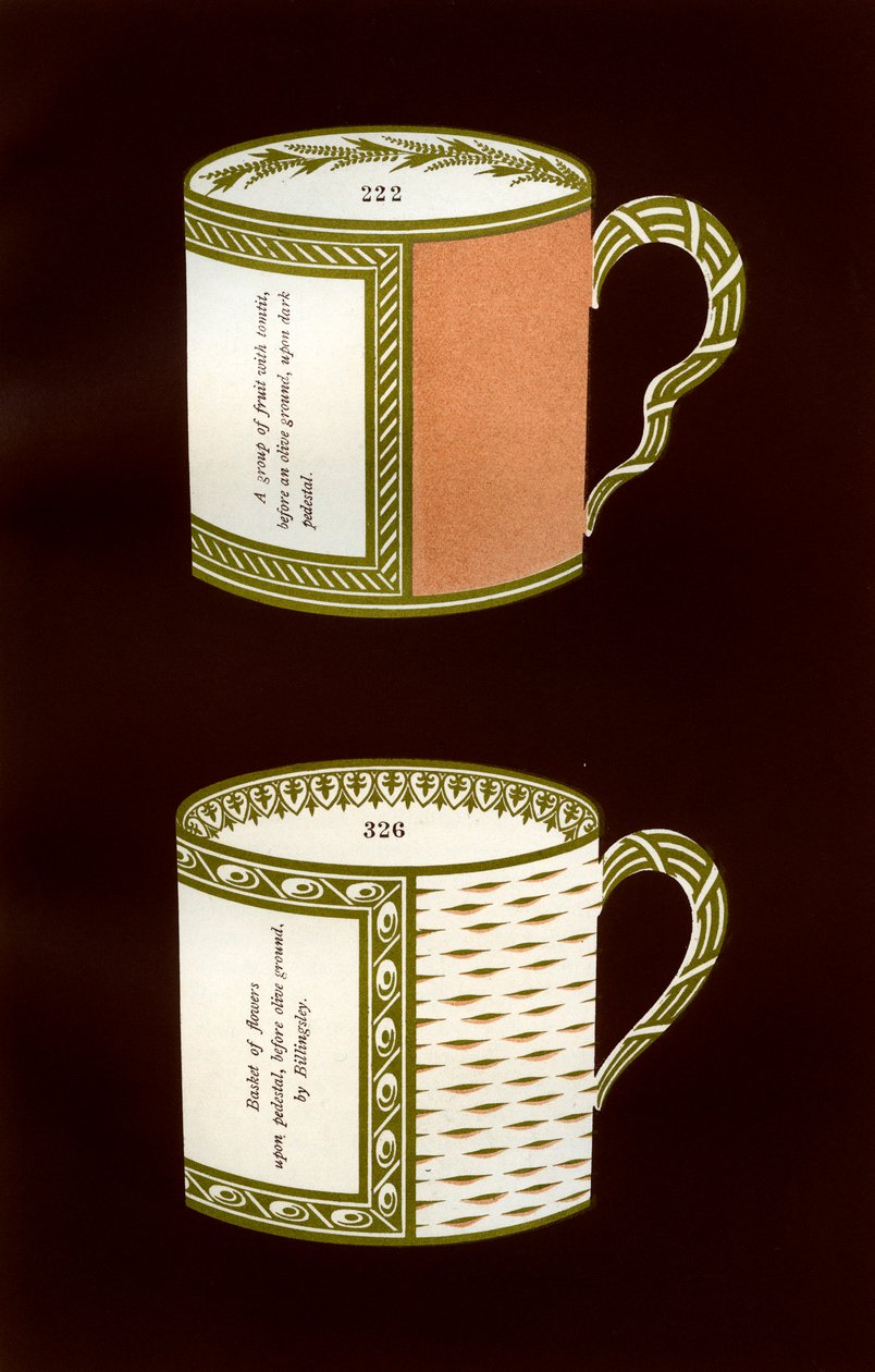 डर्बी पैटर्न, 1876। द्वारा हॉल और इंग्लैंड