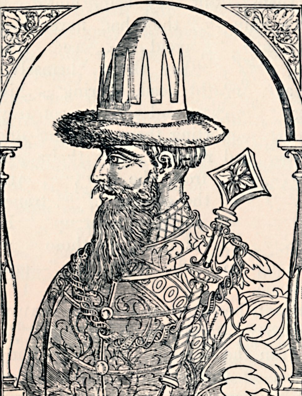 सीज़र इवान द टेरिबल, 1590, 1903 द्वारा हंस वेंगेल