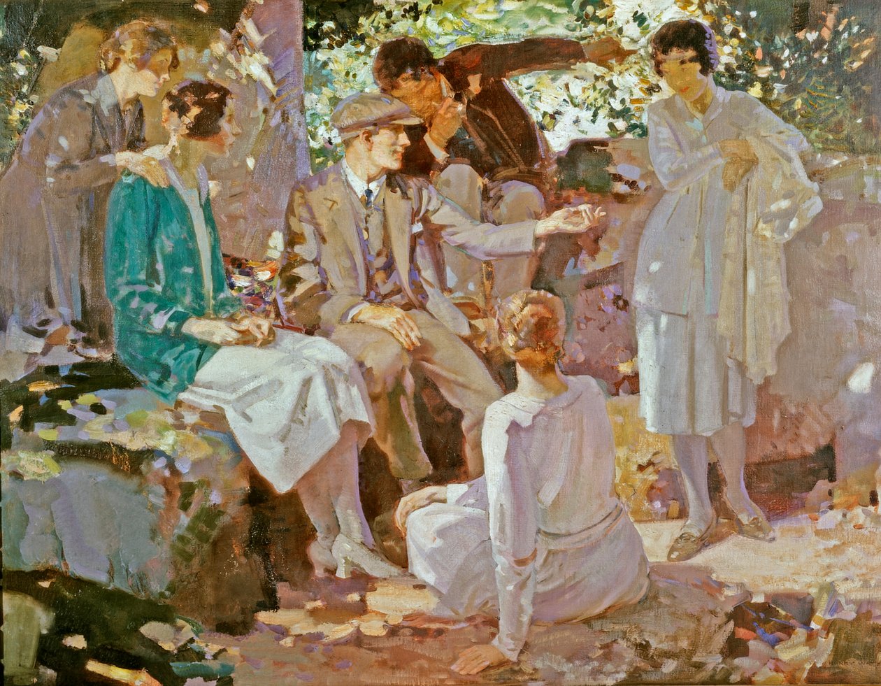 ए टेल बाय द वे, c.1922 द्वारा हैरी वॉटसन