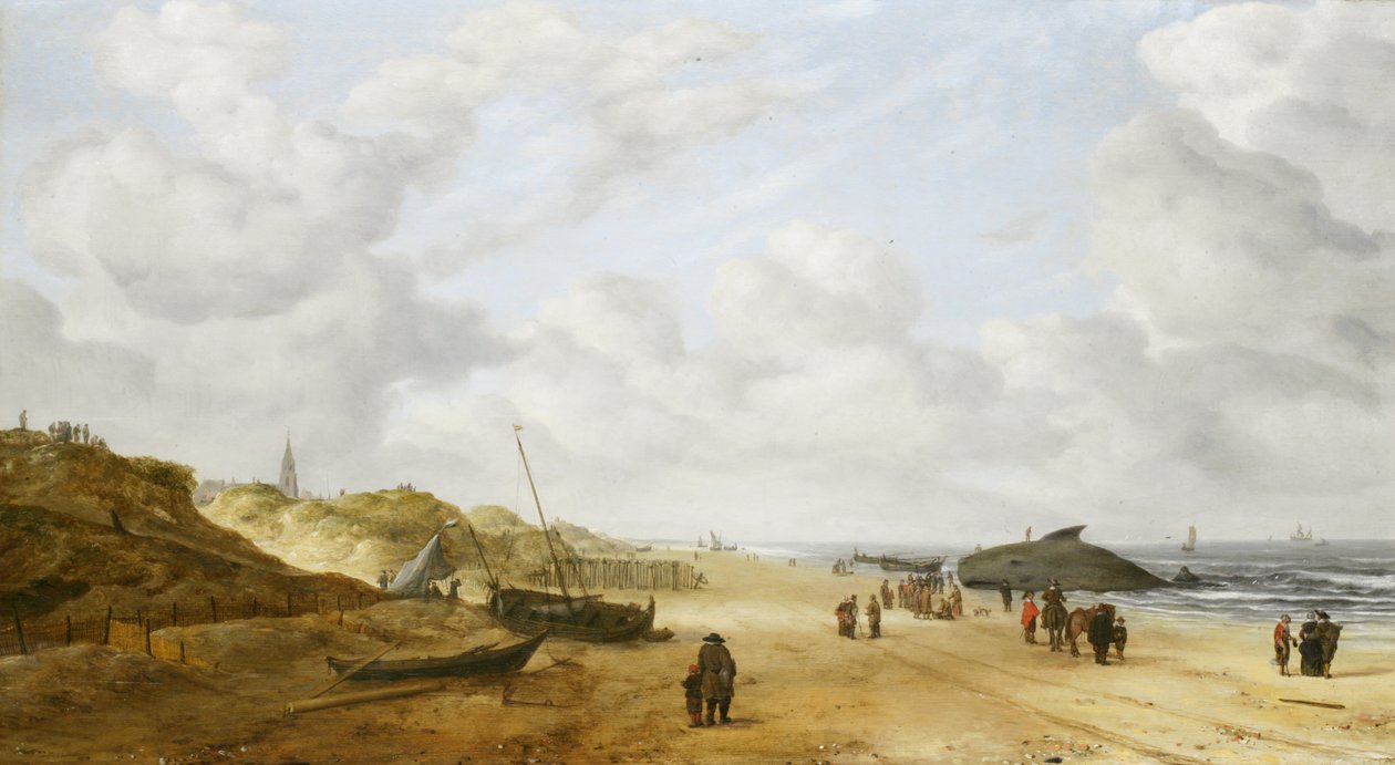 Scheveningen रेत का दृश्य द्वारा हेंड्रिक वैन एंथोनीसन