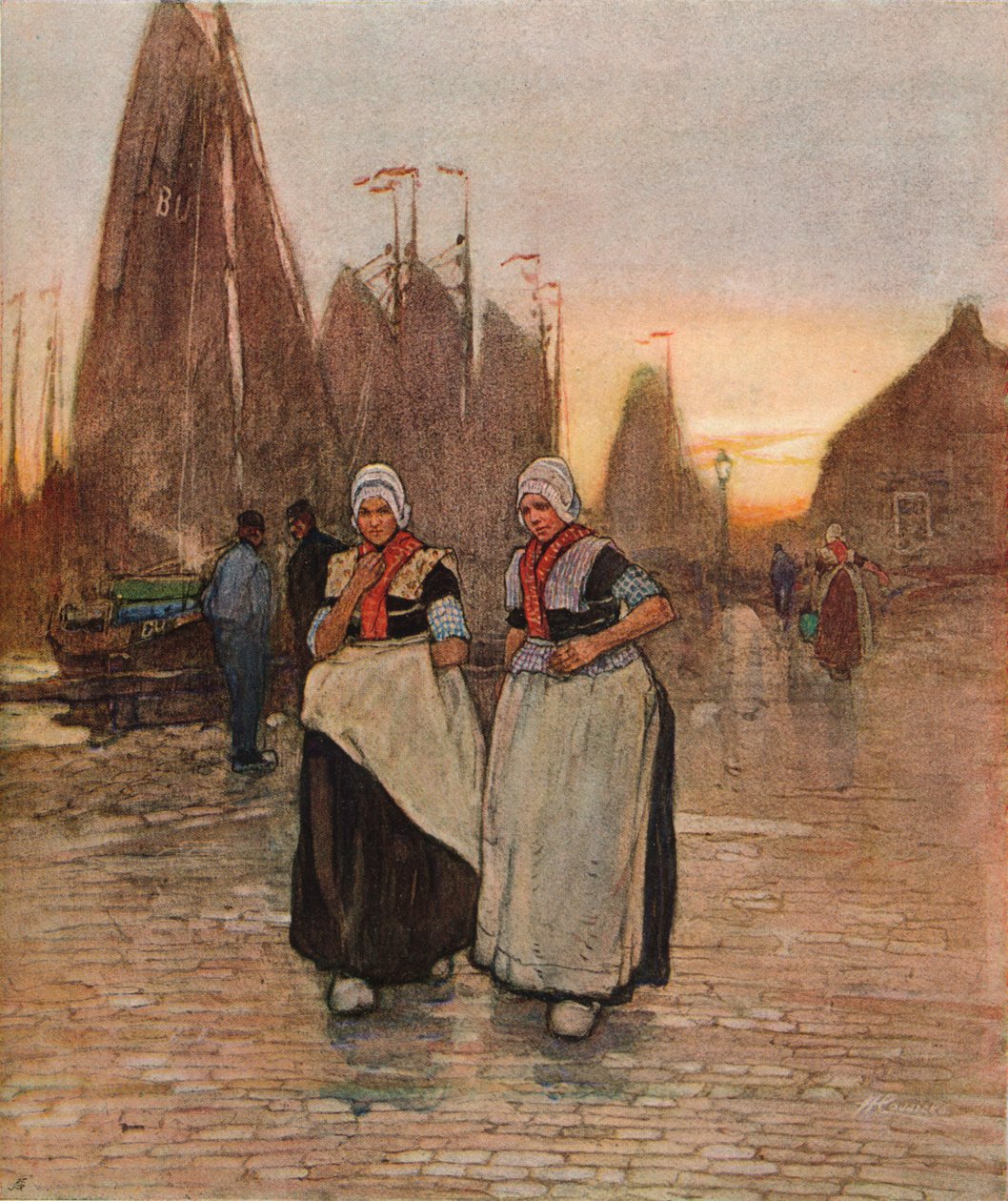 Quay पर, c1902 द्वारा हेंड्रिक कैसियर्स