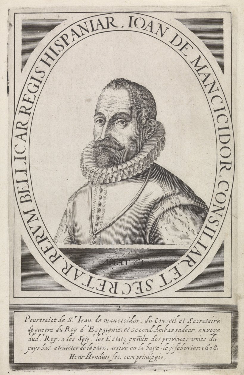 जुआन Mancicidor, ब्राजील से बेल्जियम शांत करनेवाला सही पर (1608) द्वारा हेंड्रिक I होंडियस