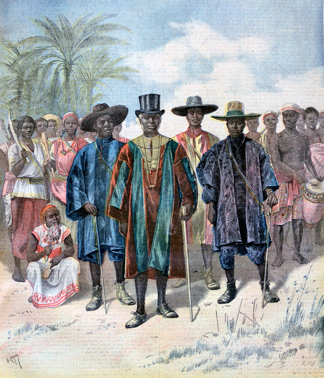डाहोमाइंस, 1893 द्वारा हेनरी मेयर