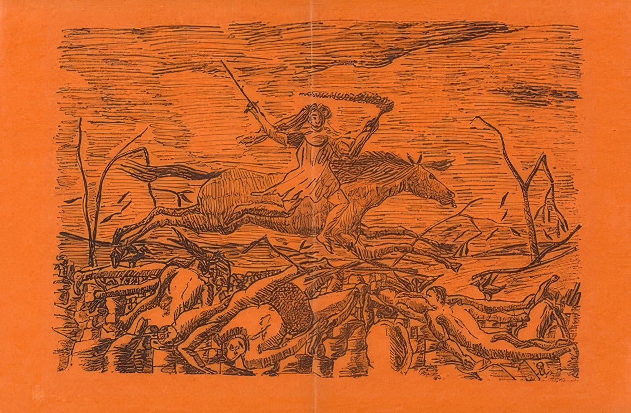 युद्ध (ला गुएरे)। 1894 द्वारा हेनरी रूसो