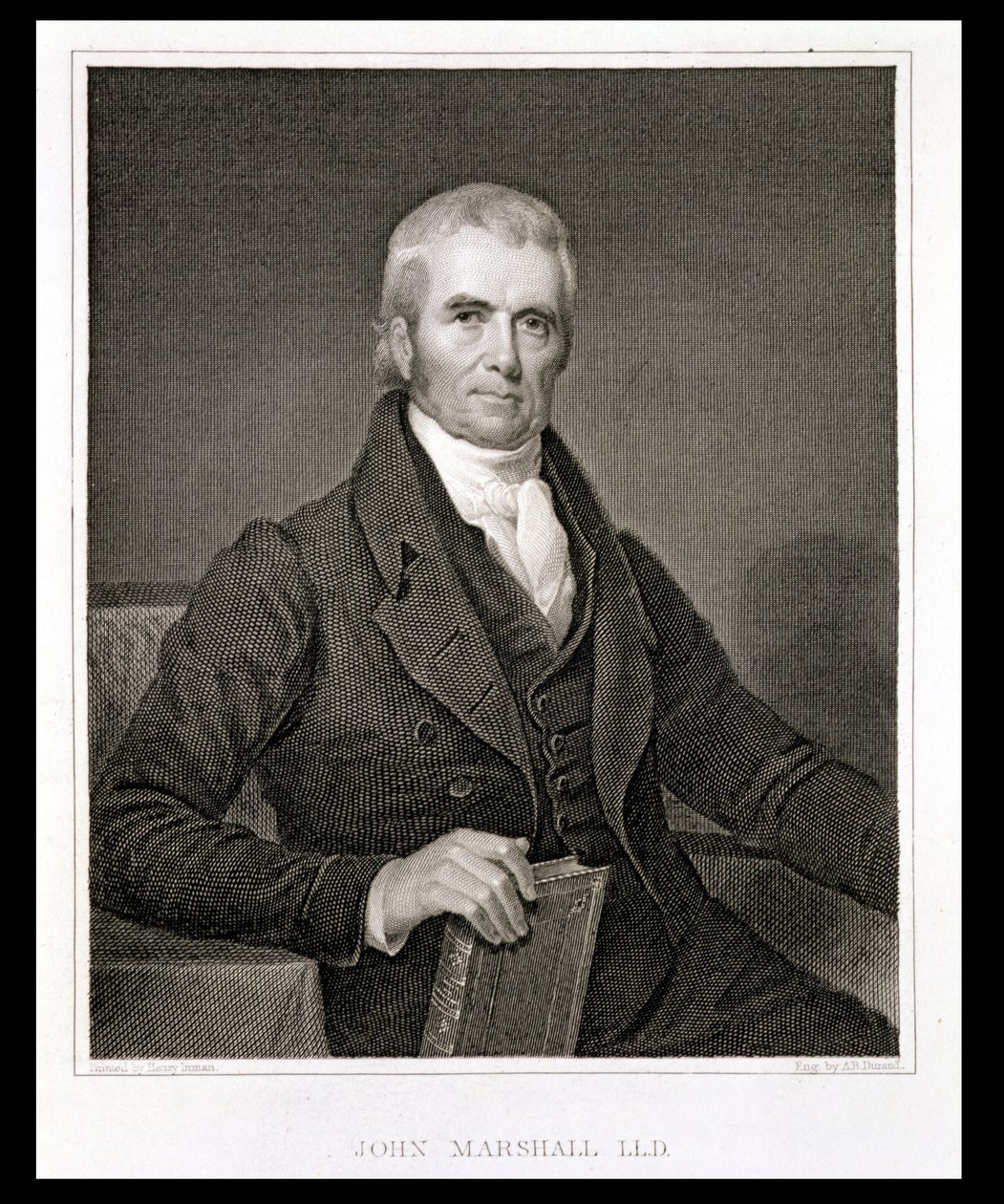 जॉन मार्शल (1755-1835), एशर ब्राउन डूरंड (1796-1886) द्वारा उत्कीर्ण द्वारा हेनरी इनमान