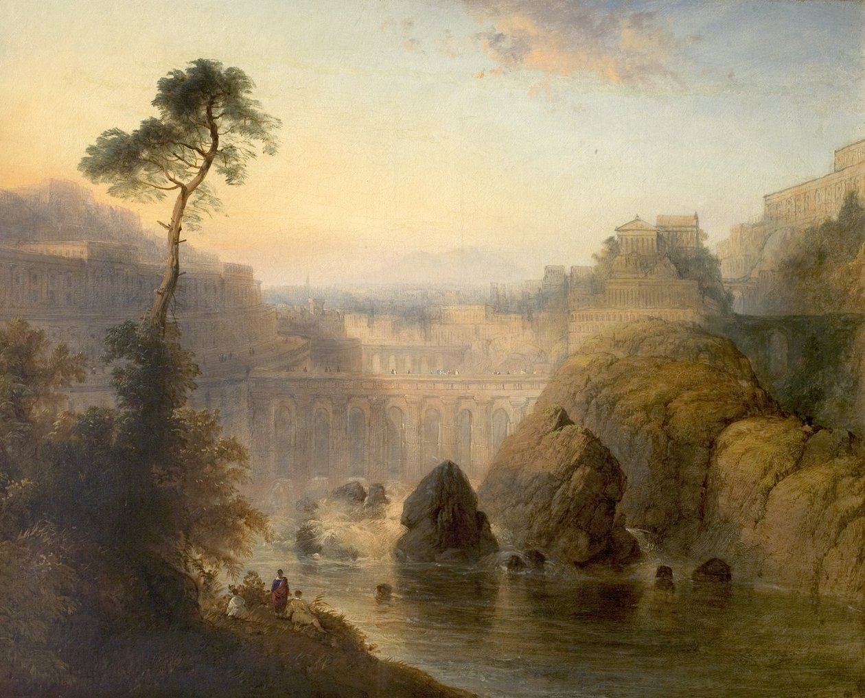 Tiber, इटली पर द्वारा हेनरी डॉसन