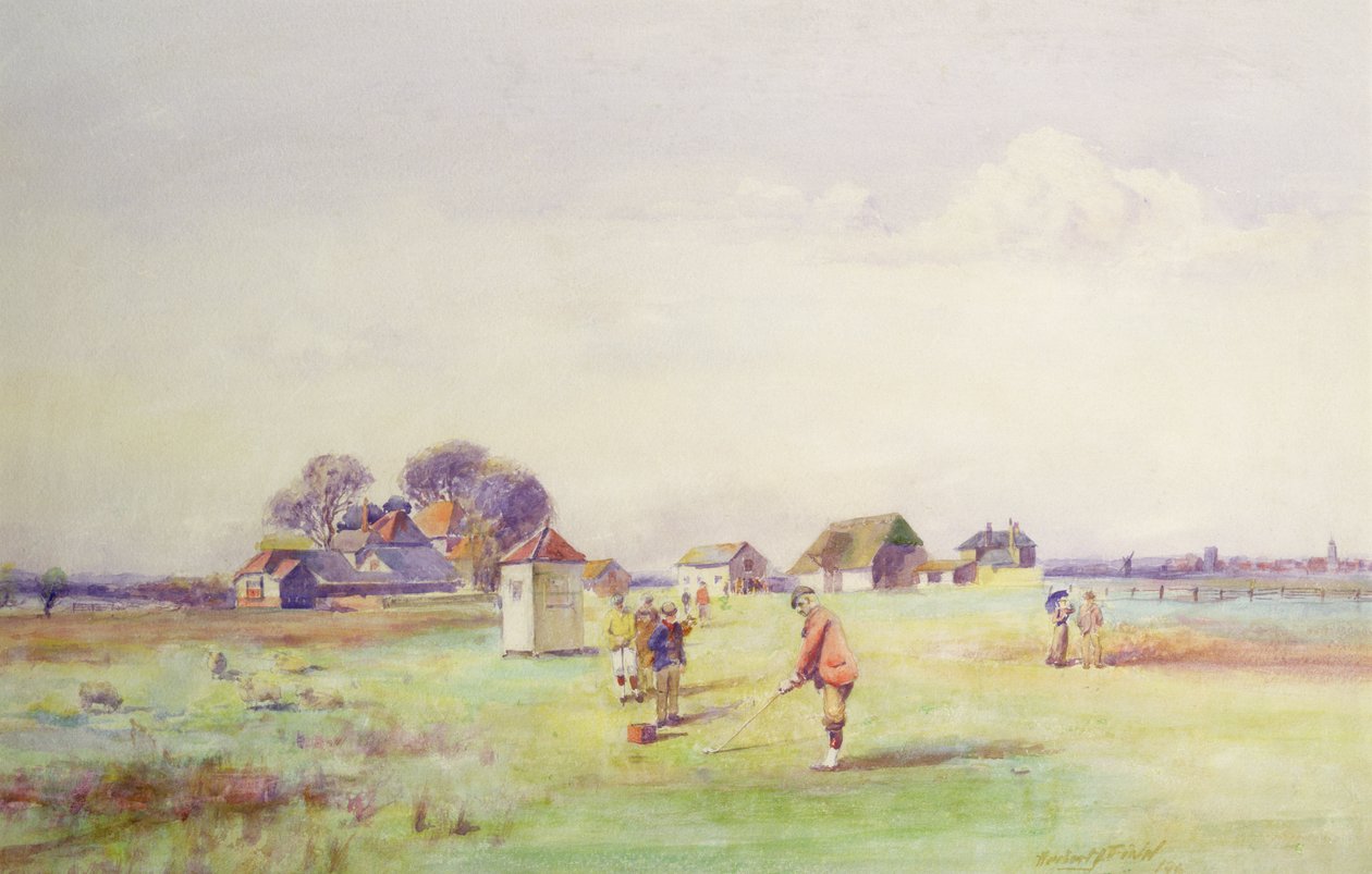 रॉयल सेंट जॉर्जेस, सैंडविच, 1910 में पहला टी (wc) द्वारा हरबर्ट जॉन फिन
