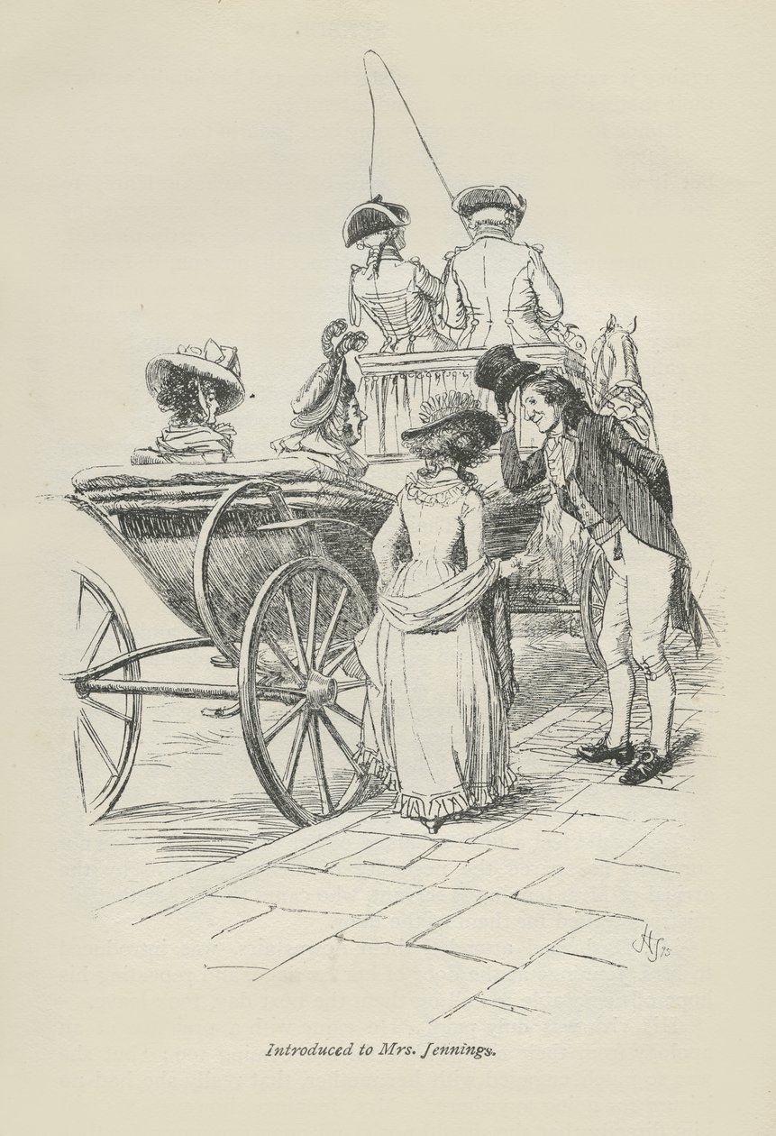 श्रीमती जेनिंग्स का परिचय, 1896 द्वारा ह्यूग थॉमसन