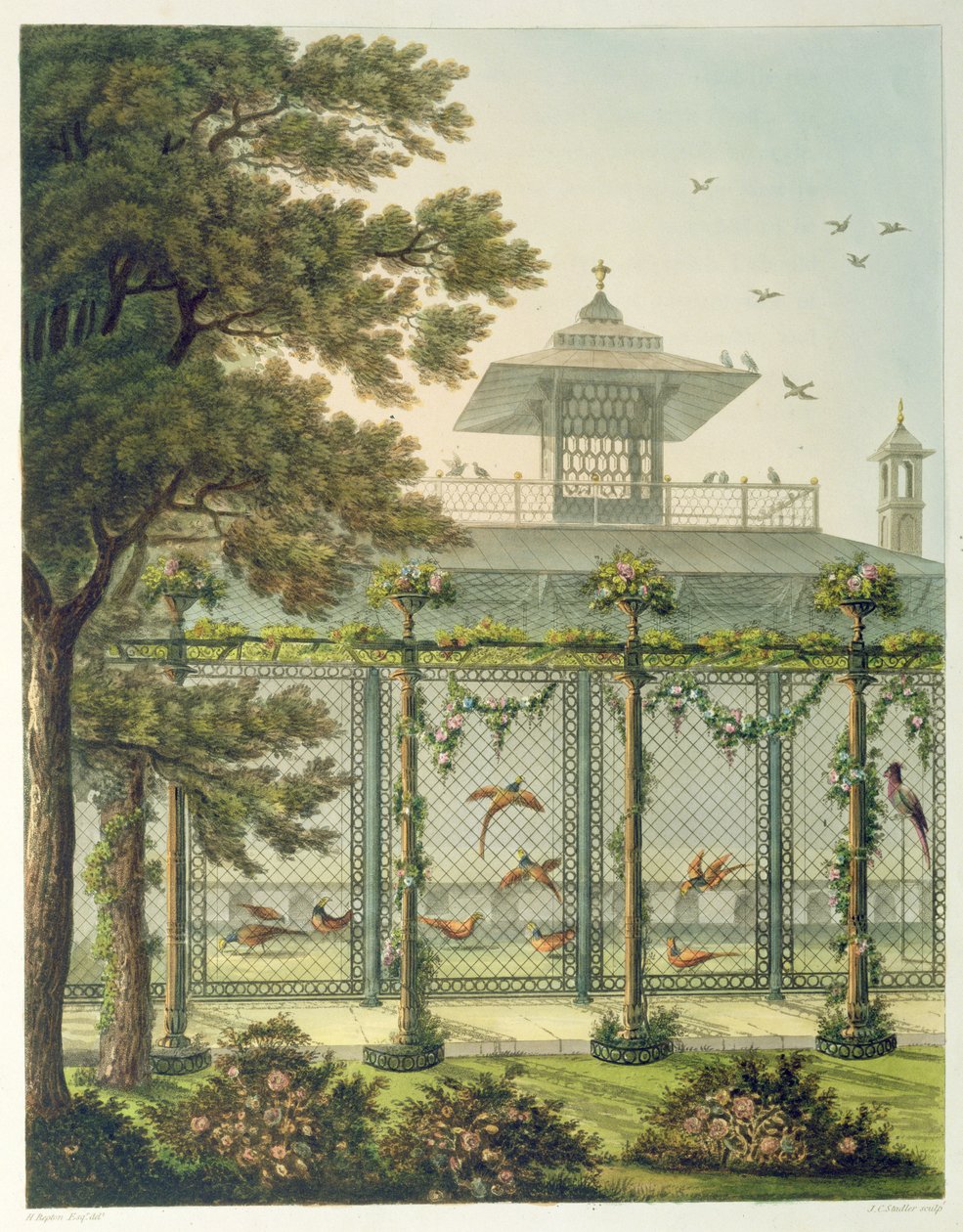जोसफ कॉन्स्टैंटाइन स्टैडलर (fl.1780-1812) द्वारा उत्कीर्ण द फिशरी, &39;डिज़ाइन्स फॉर द पैविलियन एट ब्राइटन&39;, पब 1808 द्वारा हम्फ्री रिटन