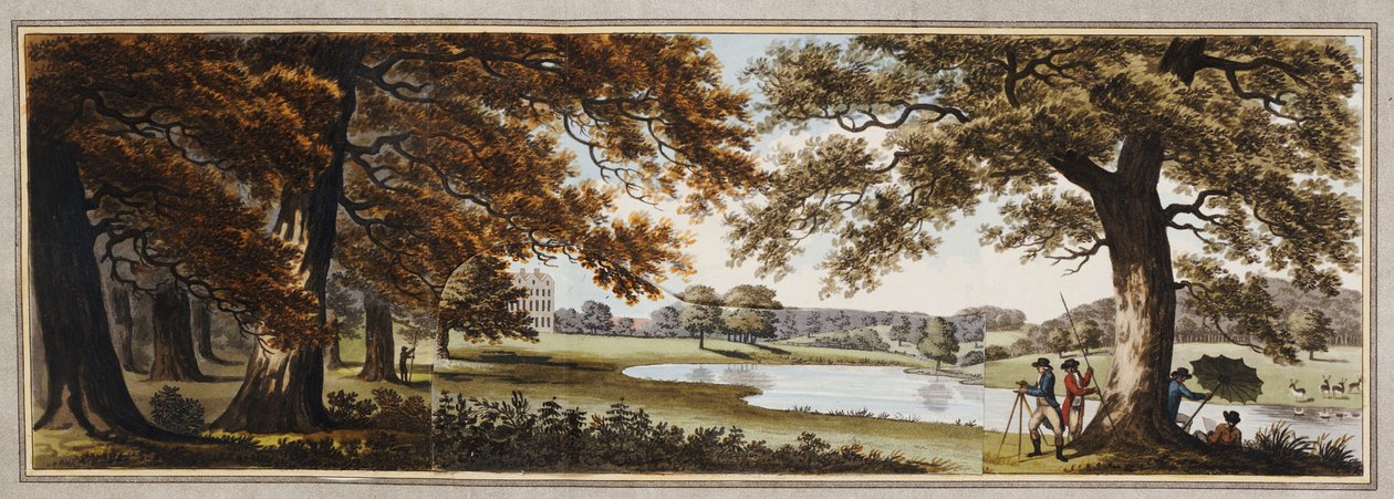 लैंडस्केपिंग गार्डनिंग, 1794 के स्केच और संकेत द्वारा हम्फ्री रिटन