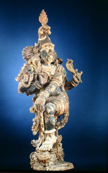 द्वारपाल (लकड़ी और गेसो) द्वारा इंडियन स्कूल