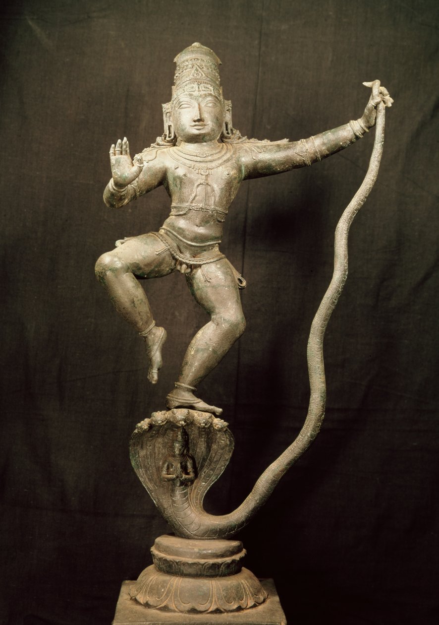 कालिया कृष्णा (कांस्य) द्वारा इंडियन स्कूल