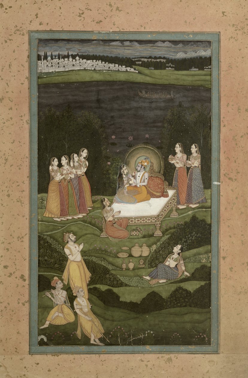 63.794 Tambula-Seva, Krishnagar, West Bengal, 1750 द्वारा इंडियन स्कूल