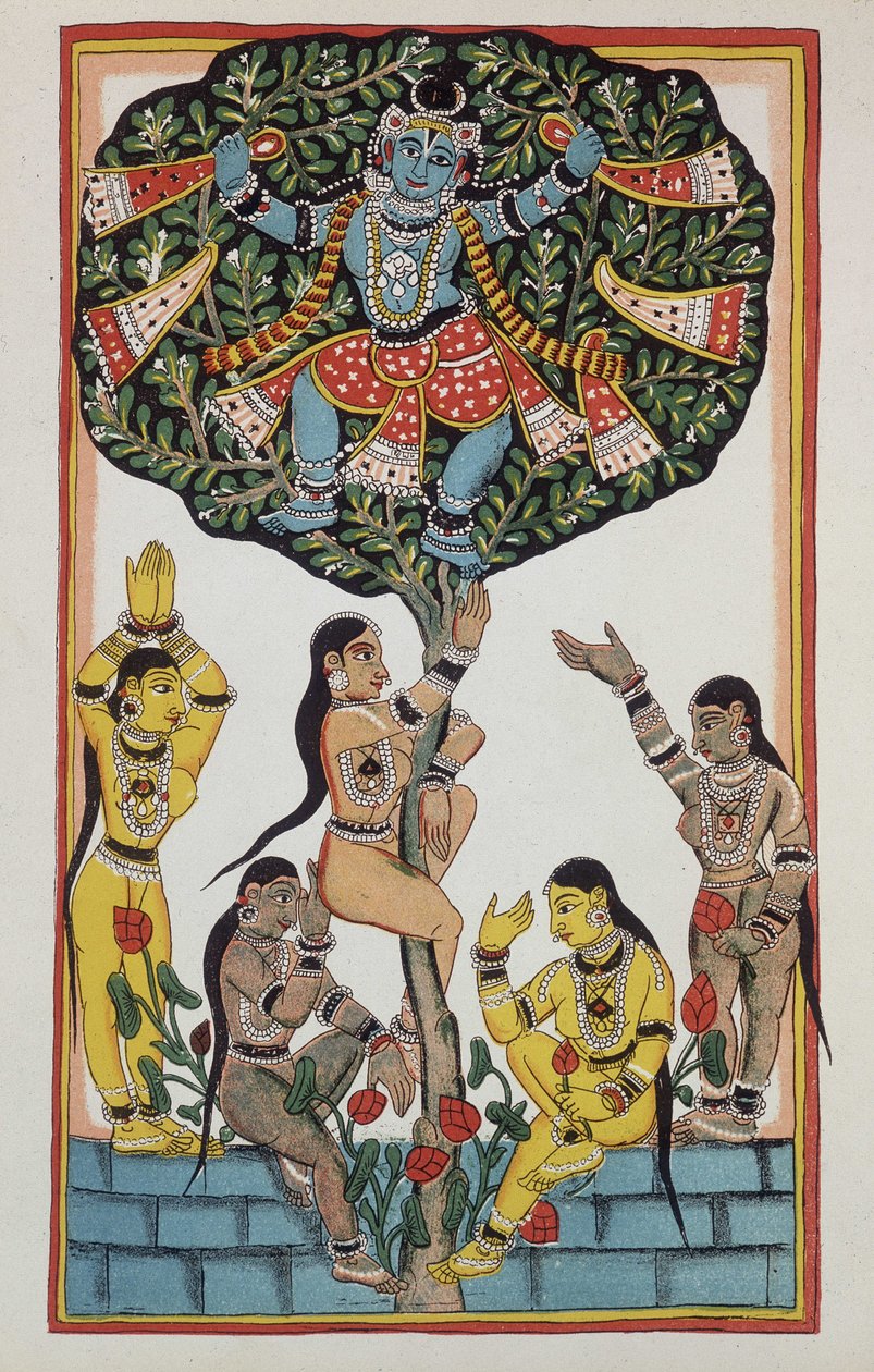 कृष्ण और 5 देवियों द्वारा इंडियन स्कूल