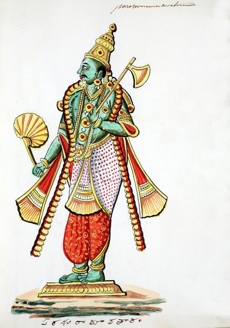 राम-साथ-एक्स (परशुराम) (कागज पर wc) द्वारा इंडियन स्कूल