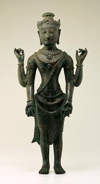 जावा से विष्णु का चित्र (कांस्य) द्वारा इंडोनेशियाई स्कूल