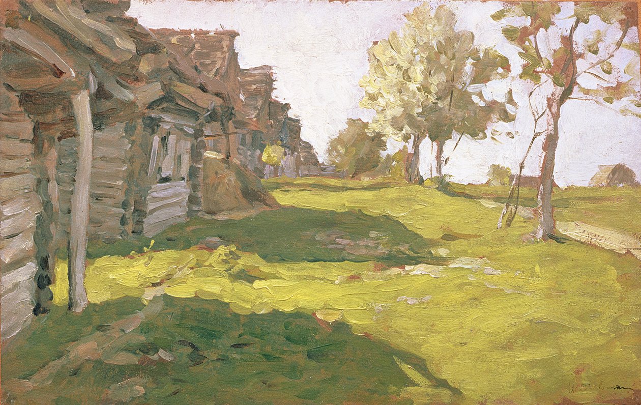 सनलाइट डे। एक छोटा गांव, 1898 द्वारा इसहाक इलिच लेविटन