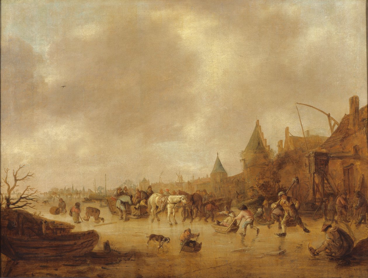 द स्केटर्स, 1644 द्वारा इसैक वैन ओस्टेड