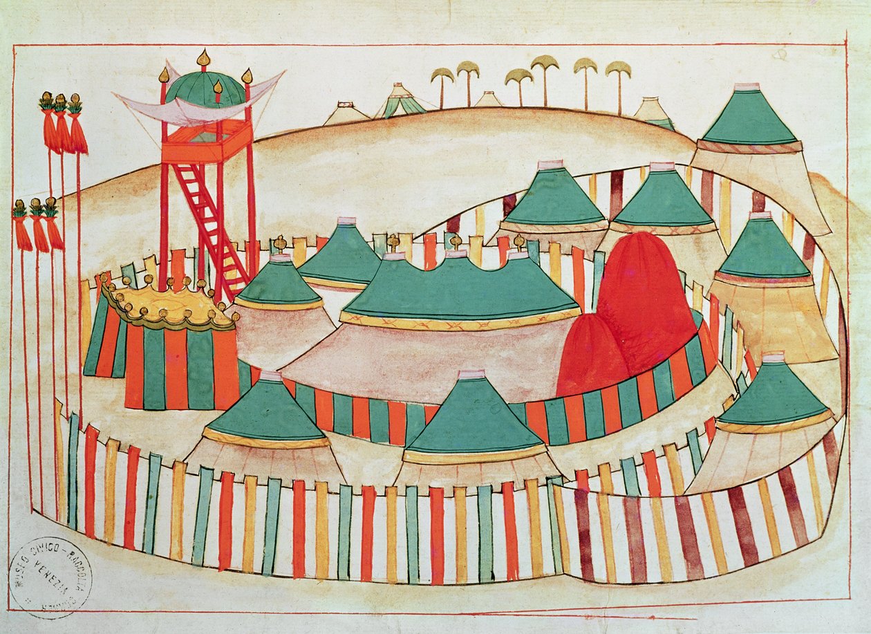 सुश्री 1671 इंपीरियल कैंप, c.1580 द्वारा इस्लामी स्कूल