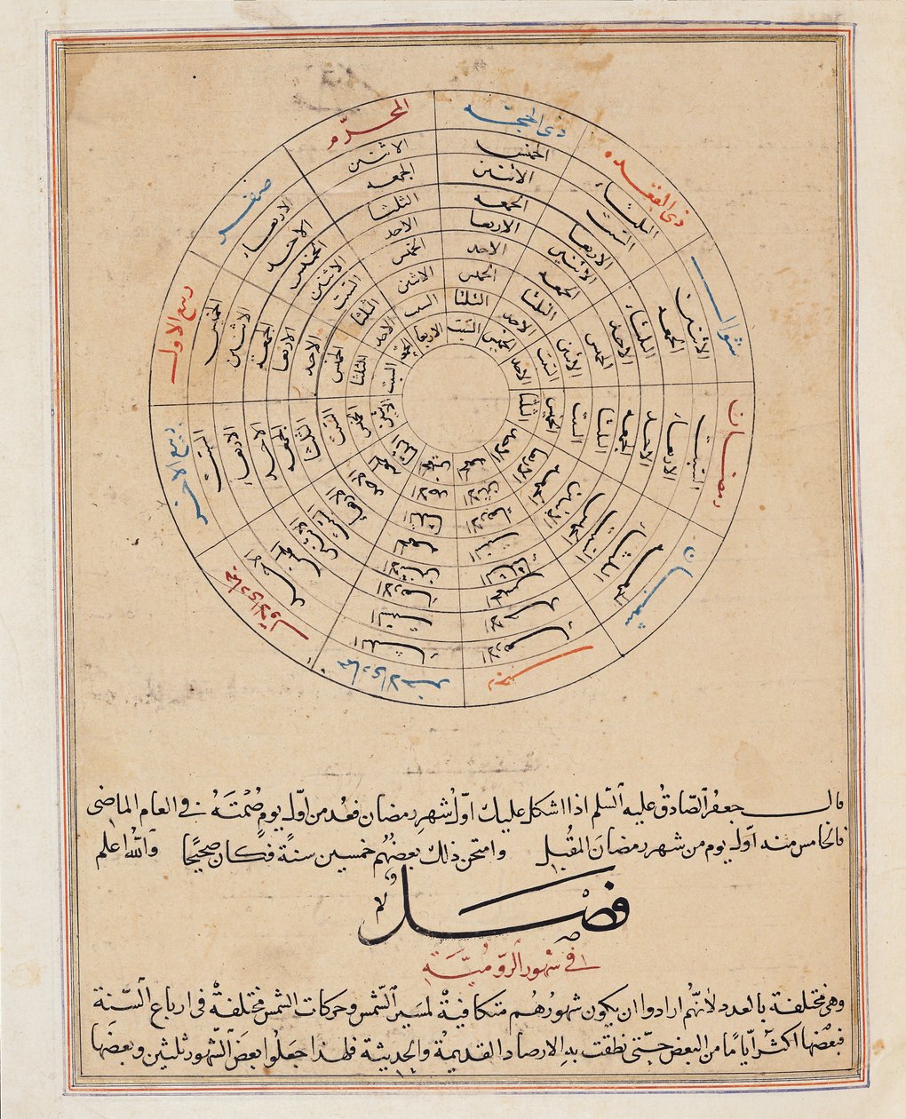 वर्ष के सुश्री ई -7 fol.47a विभाग, ज़कारिया&39;हैन मुहम्मद अल-काज़विनी द्वारा &39;द वंडर्स ऑफ़ दि क्रिएशन एंड द क्यूरियोसिटीज़ ऑफ़ एक्सिस्टेंस&39; द्वारा इस्लामी स्कूल