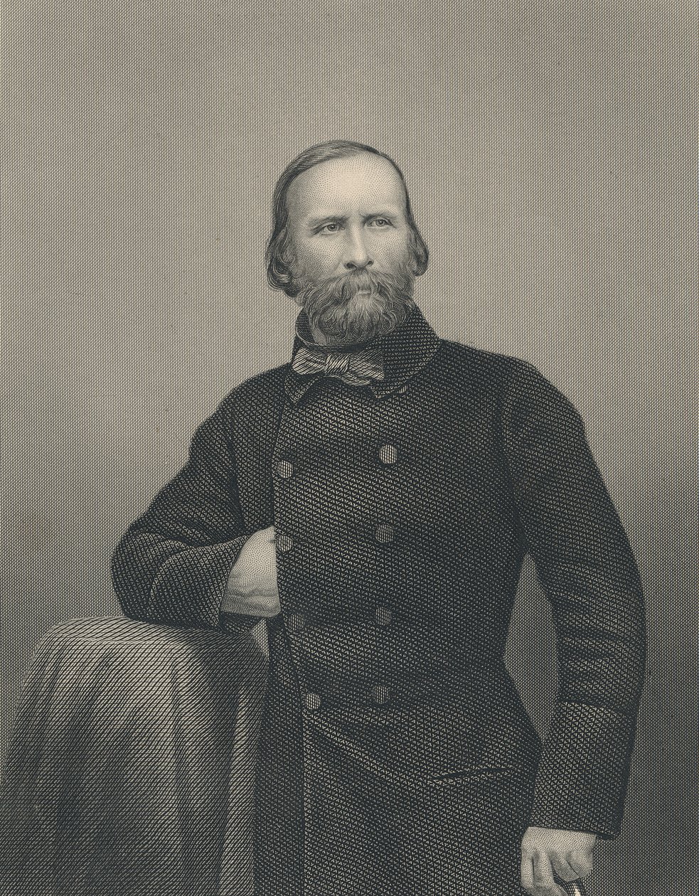 Giuseppe Garibaldi, डीजे पाउंड द्वारा उत्कीर्ण द्वारा इतालवी फोटोग्राफर