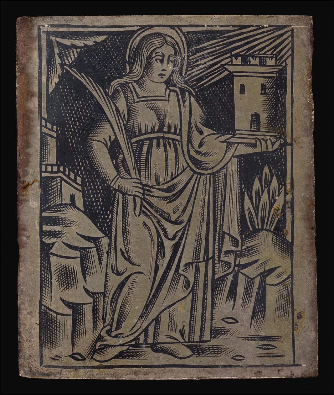 Saint Barbara द्वारा इतालवी 16वीं शताब्दी