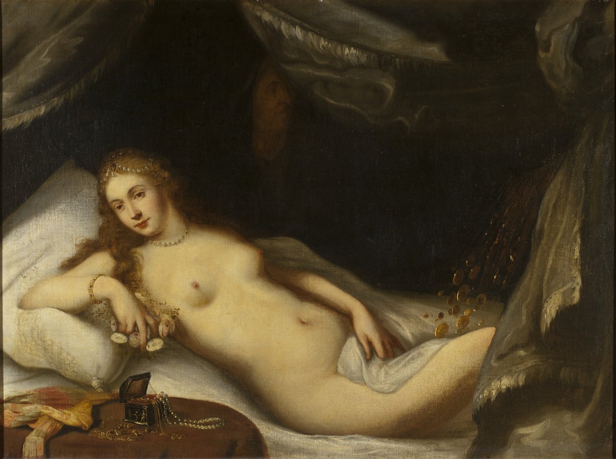 Danaë और सोने की बौछार द्वारा इतालवी स्कूल