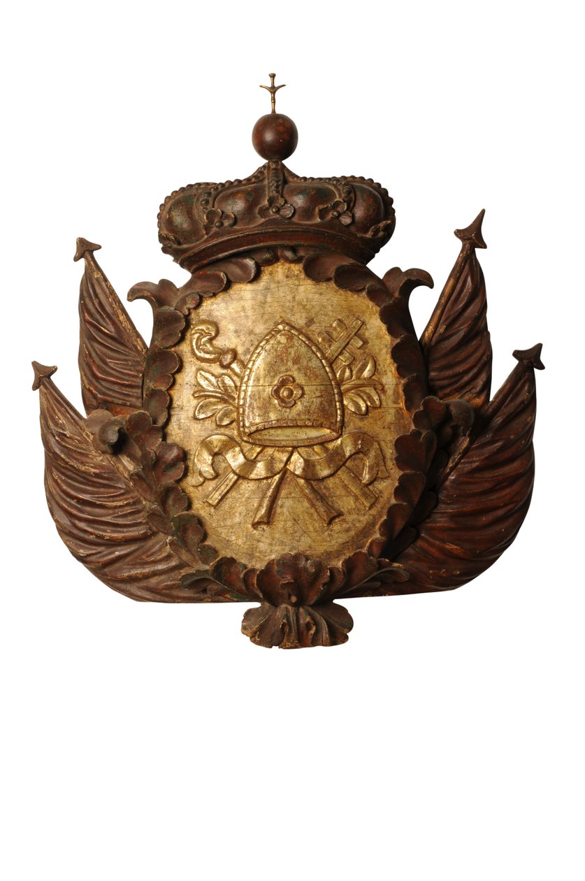 बड़ी बारोक शस्त्रागार नक्काशी, c.1700 (लकड़ी) द्वारा इतालवी स्कूल
