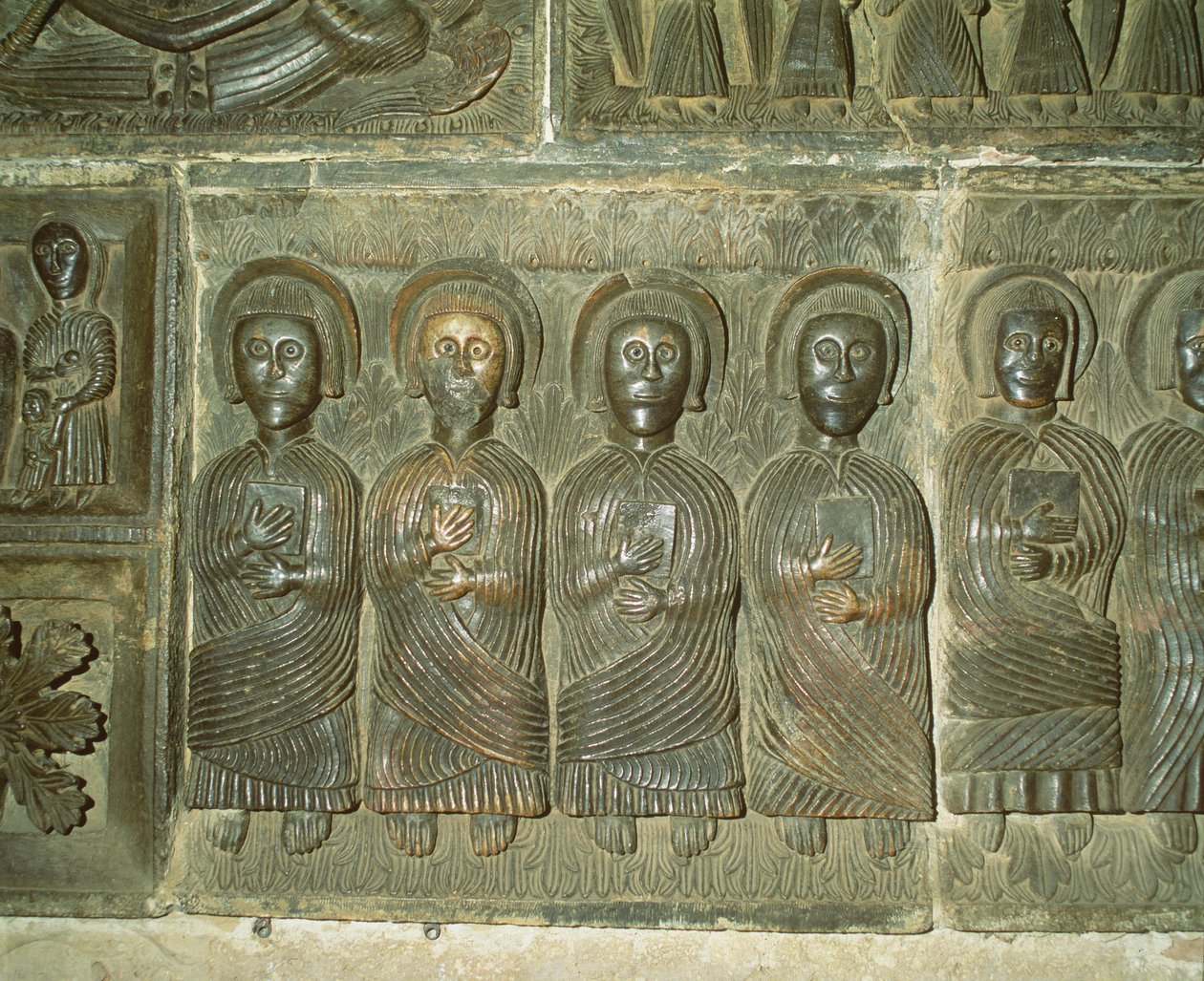 प्रेरितों, पूर्व रोमनस्क्यू राहत (कांस्य) द्वारा इतालवी स्कूल