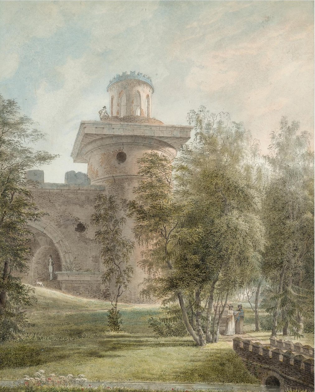 Tsarskoye Selo में वेधशाला द्वारा इवान एलेक्सेयेविच इवानोव