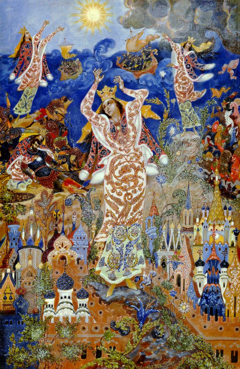 यारोस्लावना का विलाप, 1932-1933। द्वारा इवान इवानोविच गोलिकोव