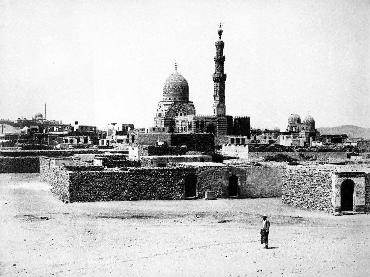 कायतब, काहिरा की मस्जिद, c.1880 द्वारा जे पास्कल सेबाह